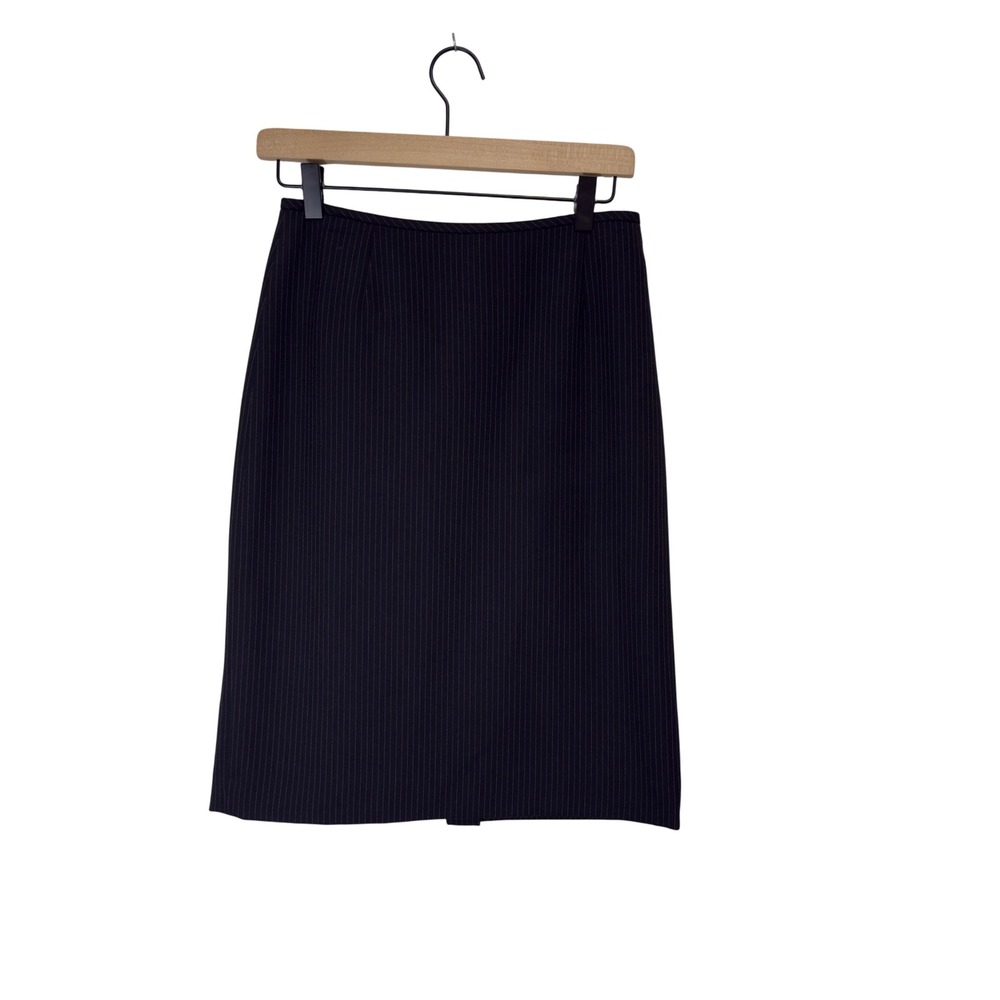 Alex Marie Pinstripe‎ Pencil Skirt | Office Core Career Wear Business Chic